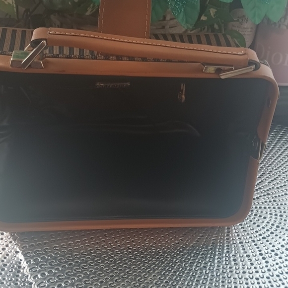 Fendi Vintage Brown and Tan Striped Doctor Satchel. EUC - Picture 7 of 8